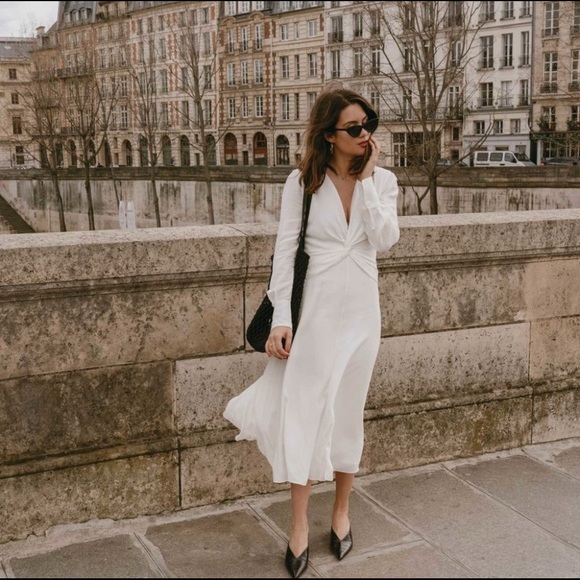 Equipment Faun Dress in Natural White - Picture 5 of 9